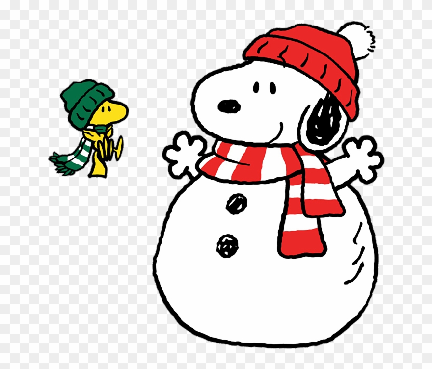 Get Free Hd Peanuts Halloween Clip Art Royalty Free - Woodstock And Snoopy Winter - Png Download