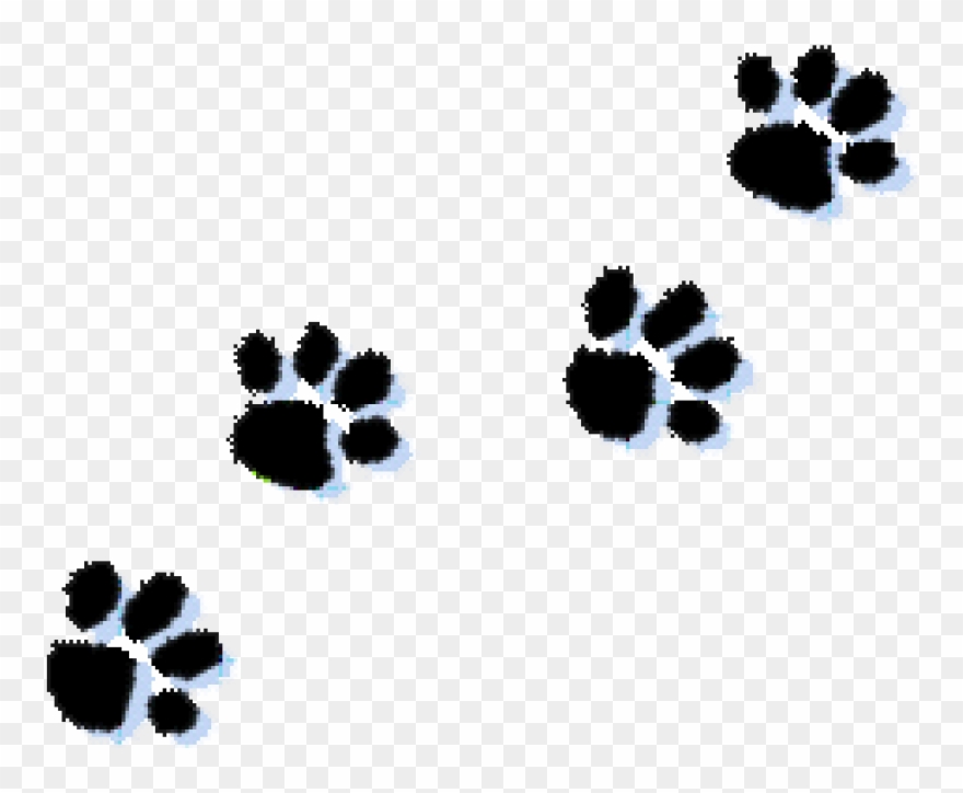 Paw Prints Clipart Cat Paw Print Clipart Kid Clipartix - Transparent Background Paw Prints Clip Art - Png Download