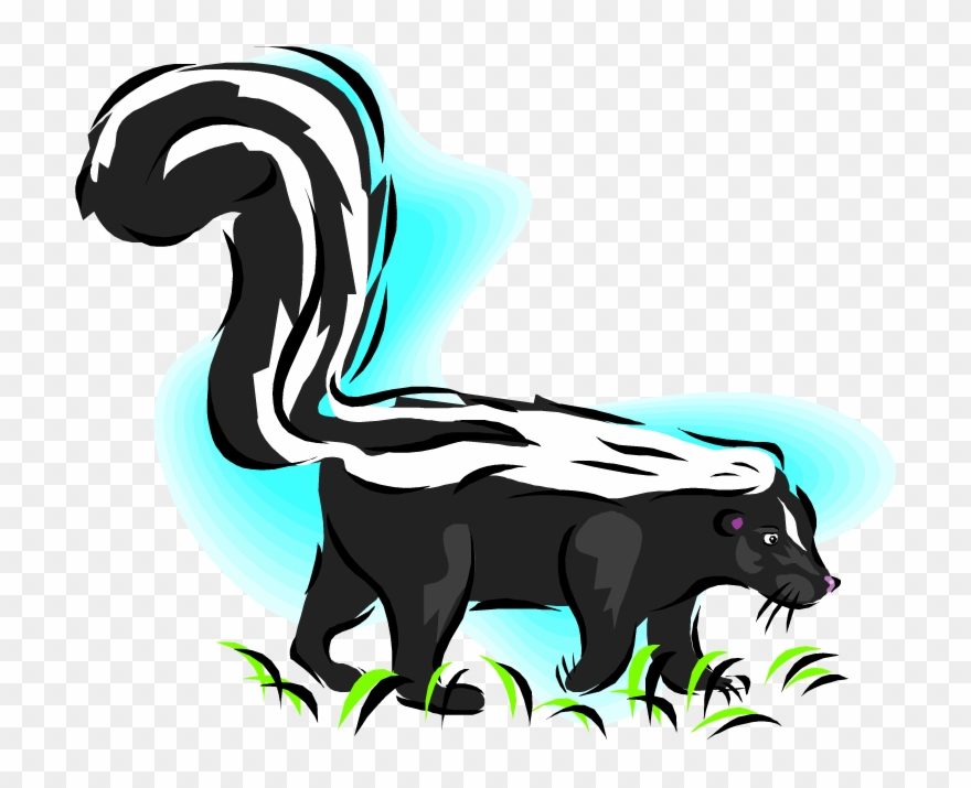 Picture Free Free - Free Skunk Clipart - Png Download