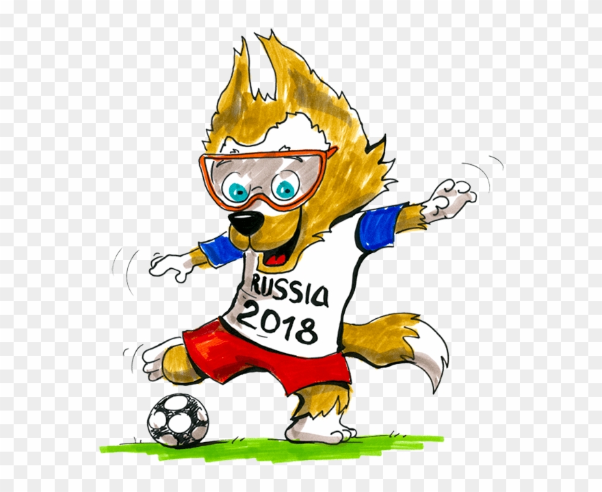 Fussball Russland Wo - Fußball Wm Maskottchen 2018 Clipart