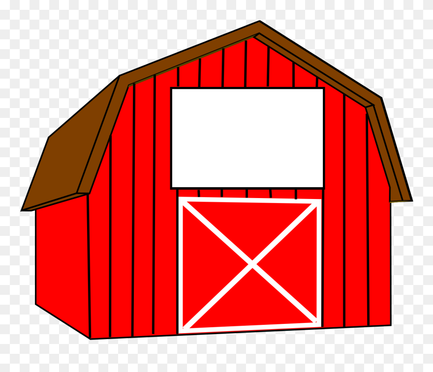 Farm Barn Clip Art Clipart Image - Barn Clipart - Png Download