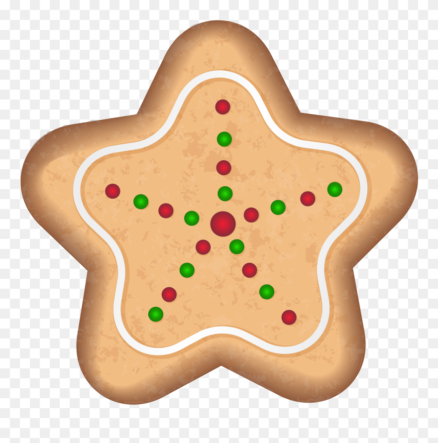 Christmas Gingerbread Cookie Png Clip Art - Christmas Day Transparent Png