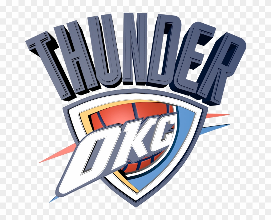 Oklahoma City Thunder Png Transparent Images - Oklahoma City Thunder Logo Transparent Clipart