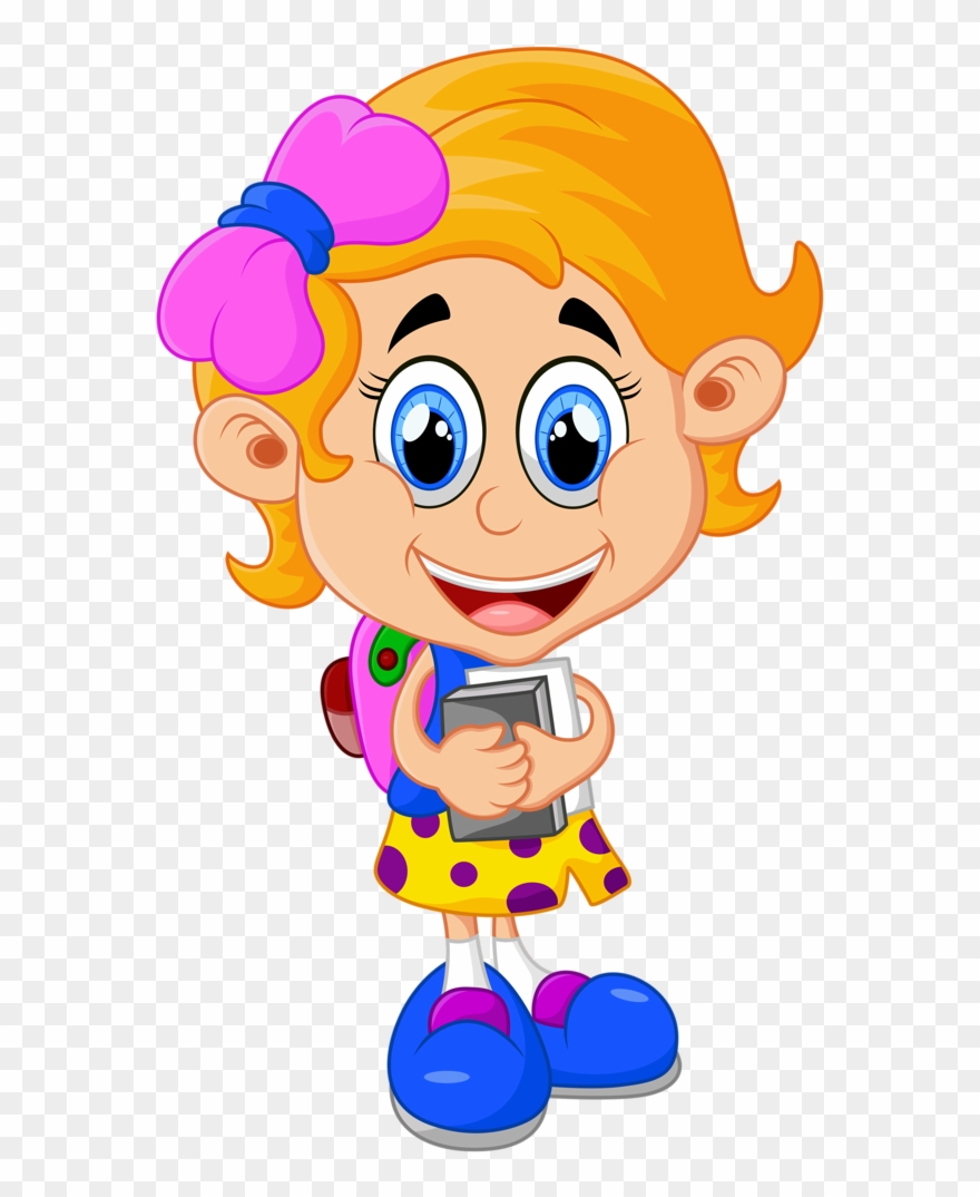 Escola & Formatura Karten, Niedliche Cliparts, Schultage, - Pupils Cartoon - Png Download