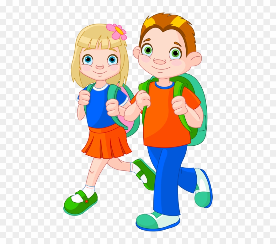 Imágenes De Niños Y Niñas En La Escuela - School Girl & Boy Clipart