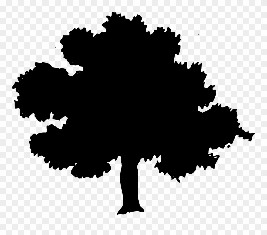 Oak Tree Silhouette Png Download - Toland Home Garden I Love New York 2 Side Garden Flag Clipart