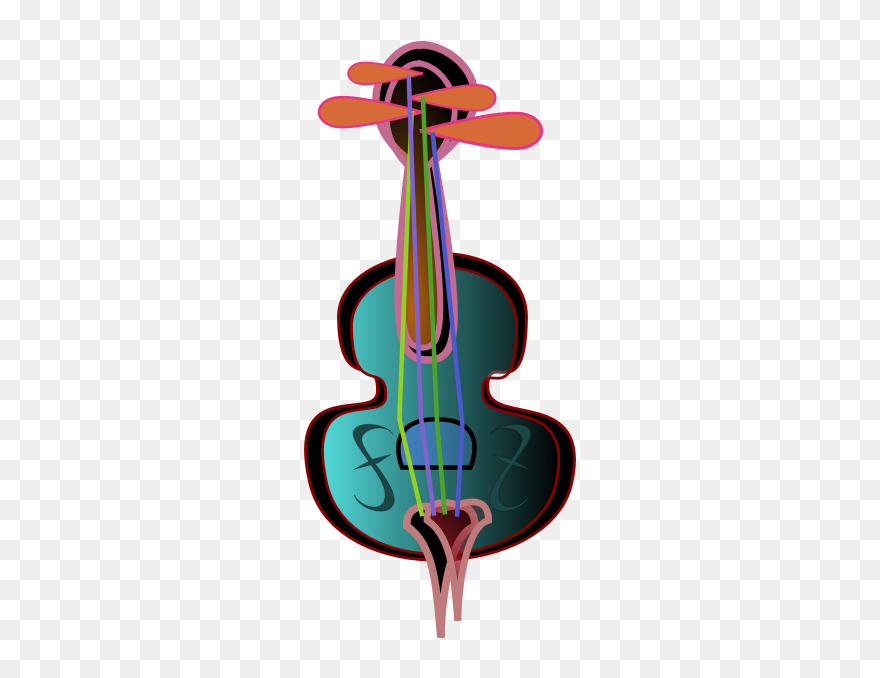 Free To Use Public Domain Music Clip Art - Set 4 Violin Themed 3" Sew On Patches Viola Musical - Png Download