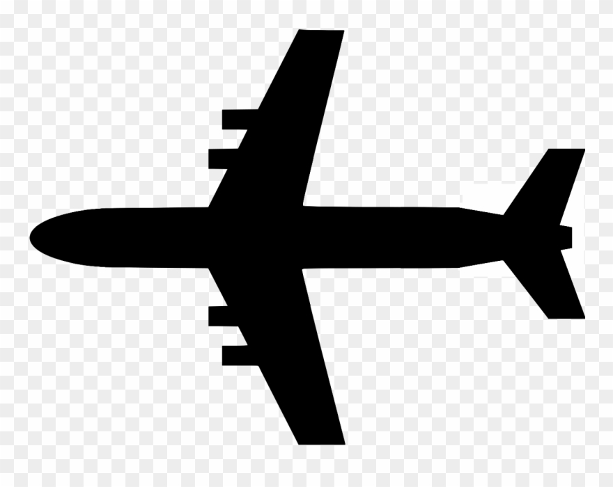 File Flugzeug Unten Svg Wikimedia Commons Hop Clip - Flugzeug Png Transparent Png