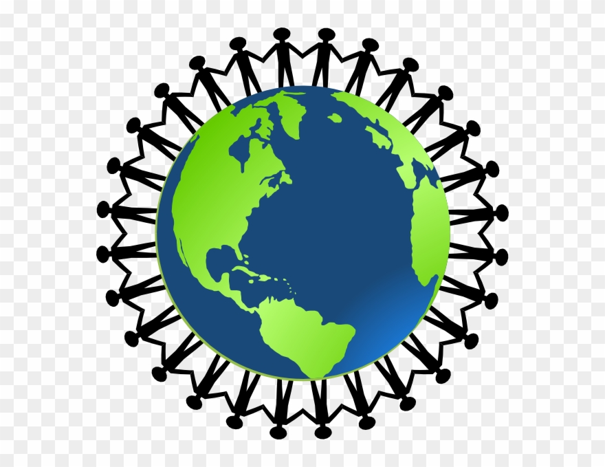 Cartoon Globe Images - Ring Around The World Clipart