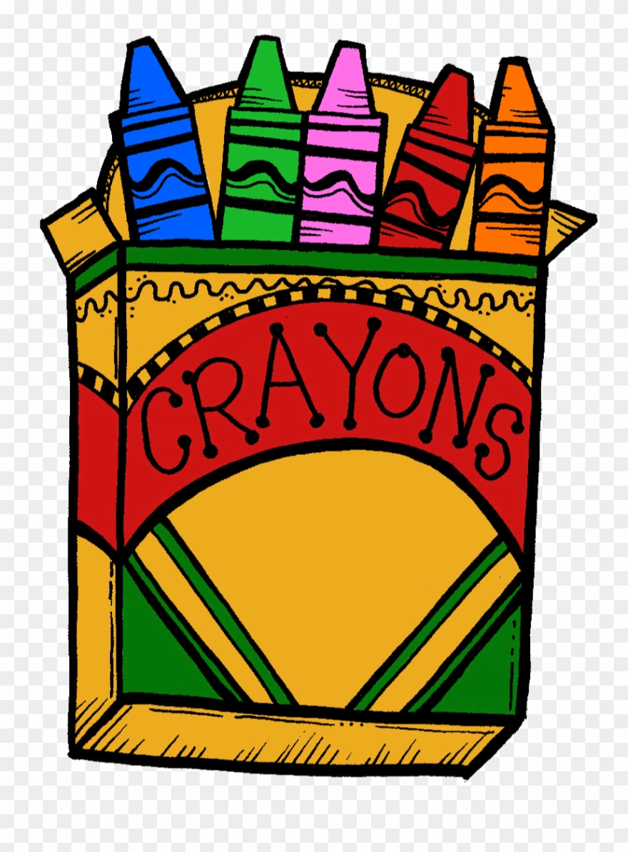 Pack Of Crayons Clipart - Box Of Crayons Clipart - Png Download