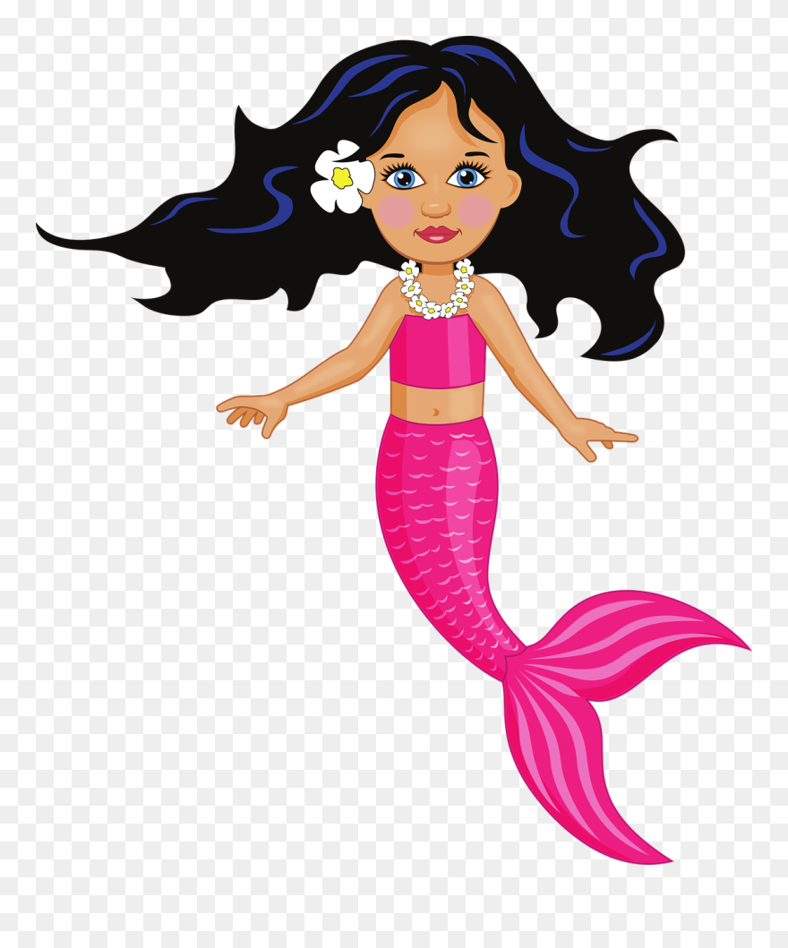 Mermaid Clipart Transparent Background - Png Download