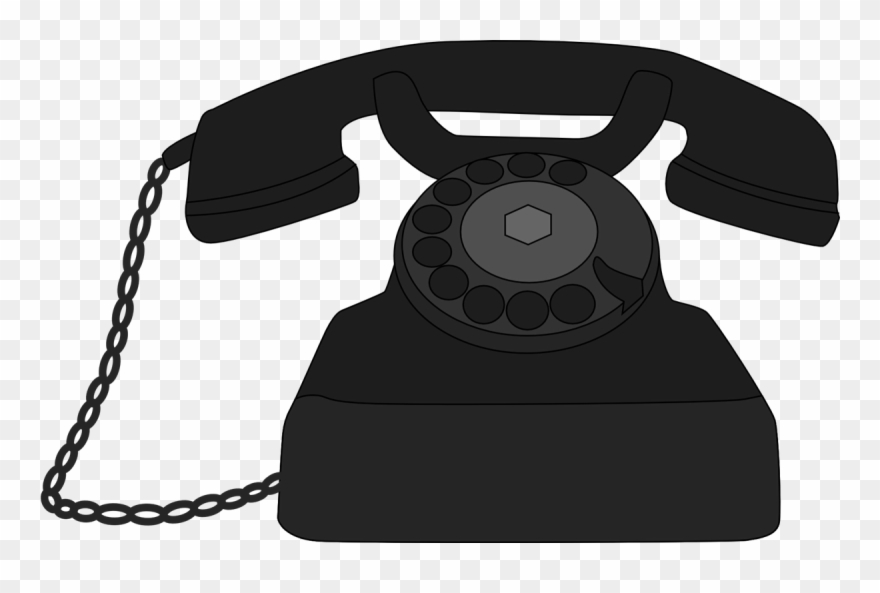 Telephone Phone Clipart - Old Phone Clip Art - Png Download
