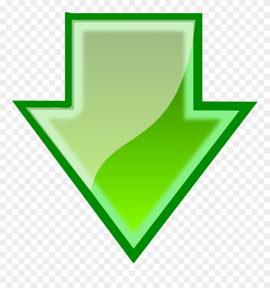 Student Success Initiative - Green Arrow Down Png Clipart