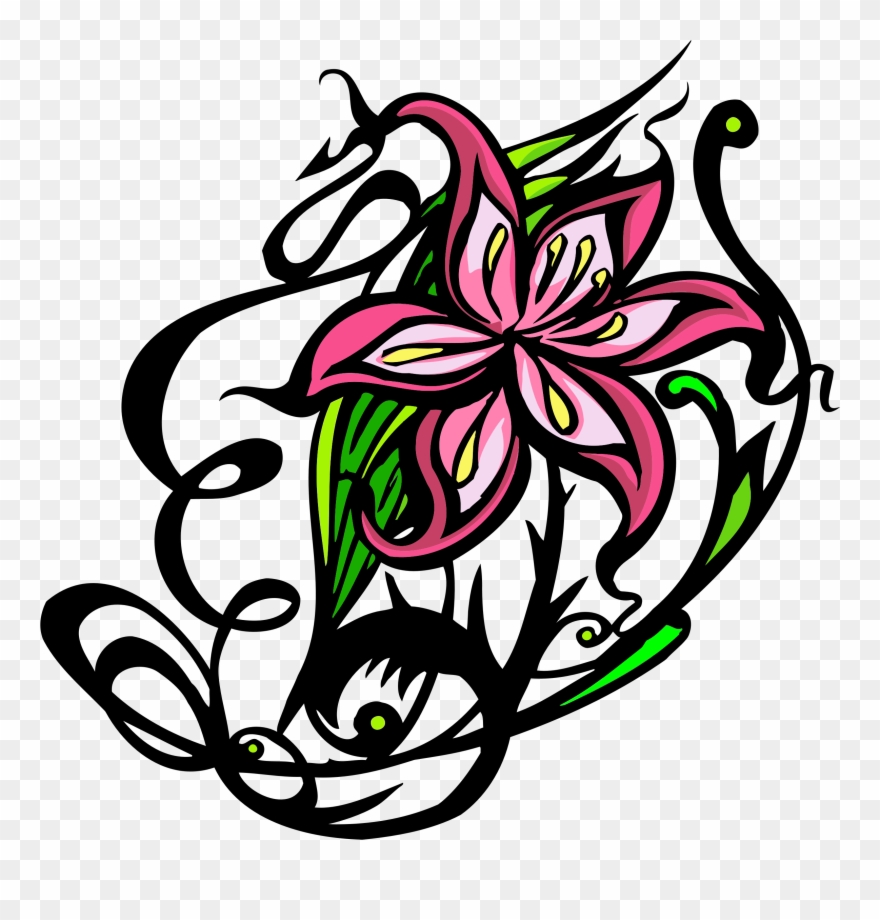 Floral Design Decorative Arts Drawing - Seni Dekoratif Clipart