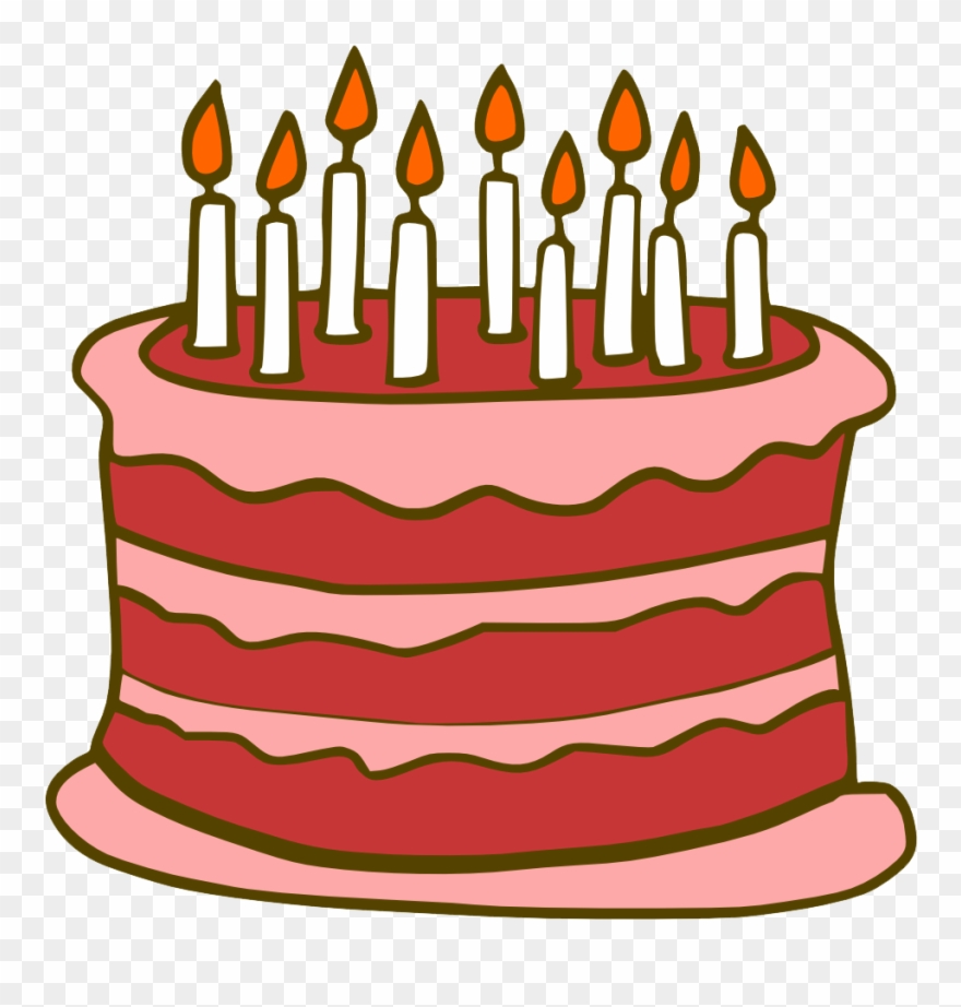 Free Birthday Cake Png Transparent Images, Download - Red Birthday Cake Png Clipart