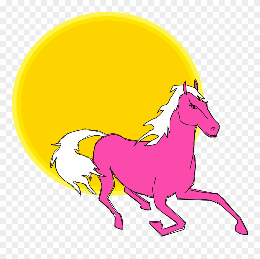 Mare - Clipart - Caballo Rosa Png Transparent Png
