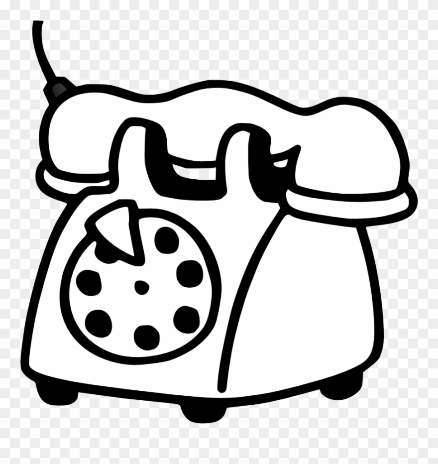 Telephone Clipart White Png - Telefone Para Colorir E Imprimir Transparent Png