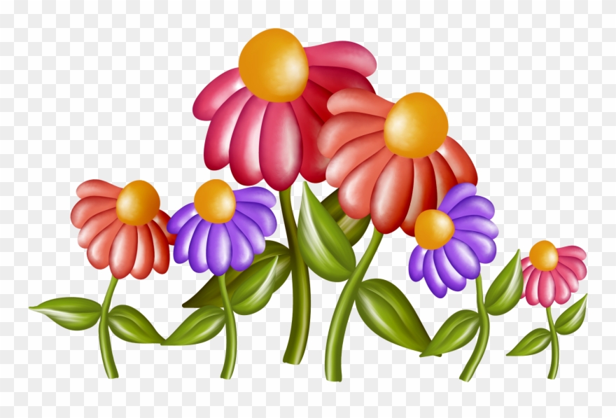 Clipart Images, Art Clipart, Flower Clipart, Thinking - Çiçekler Cartoon Png Transparent Png