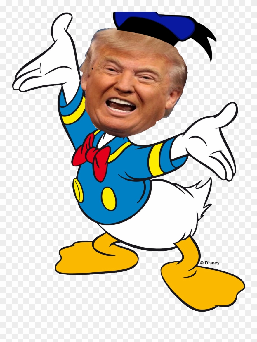 Donald Duck Clipart Danold - Dibujo Del Pato Donald - Png Download