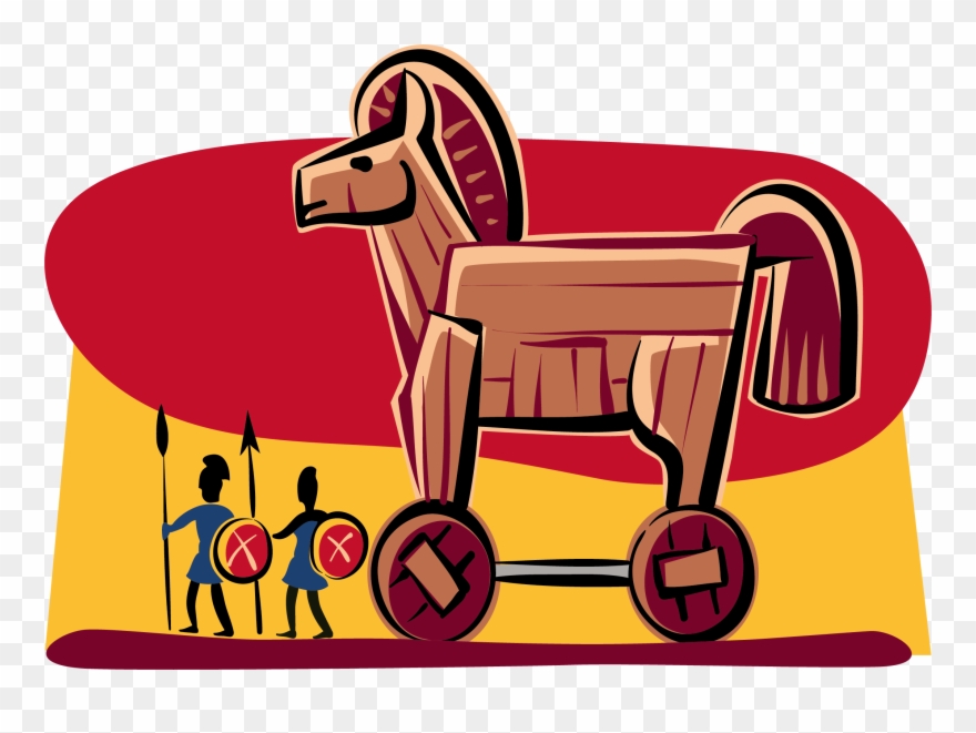Trojan Clipart Transparent - Trojan Horse Clipart - Png Download
