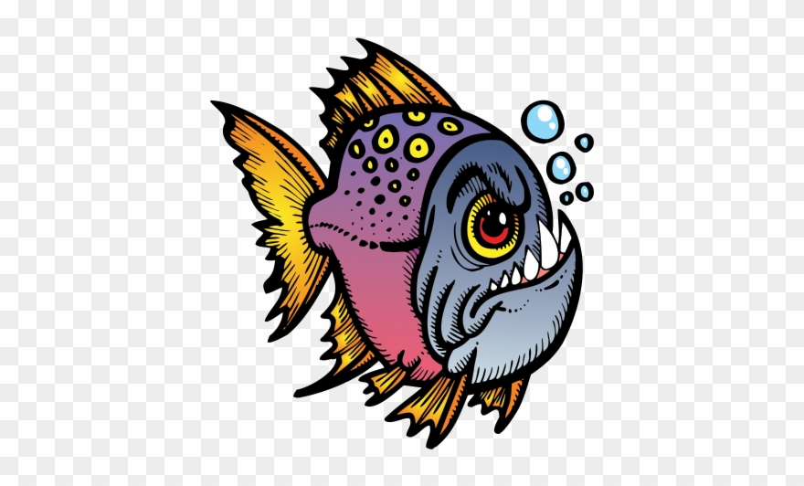 Crane Clipart Fish - Png Download