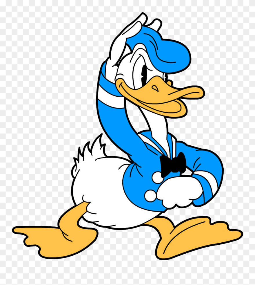 Donald Duck Clipart Png - Old Donald Duck Png Transparent Png