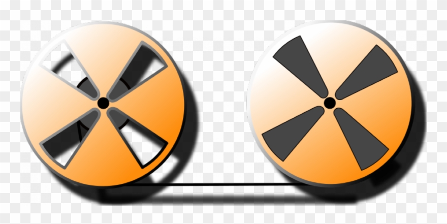 Film Reel Clipart - Transparent Film Tape Clipart - Png Download