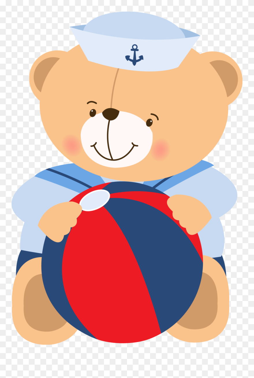 Ideen Zur Taufe, Matrosen Kindergarten, Clipart, Nautisches - Desenho Ursinho Marinheiro Png Transparent Png