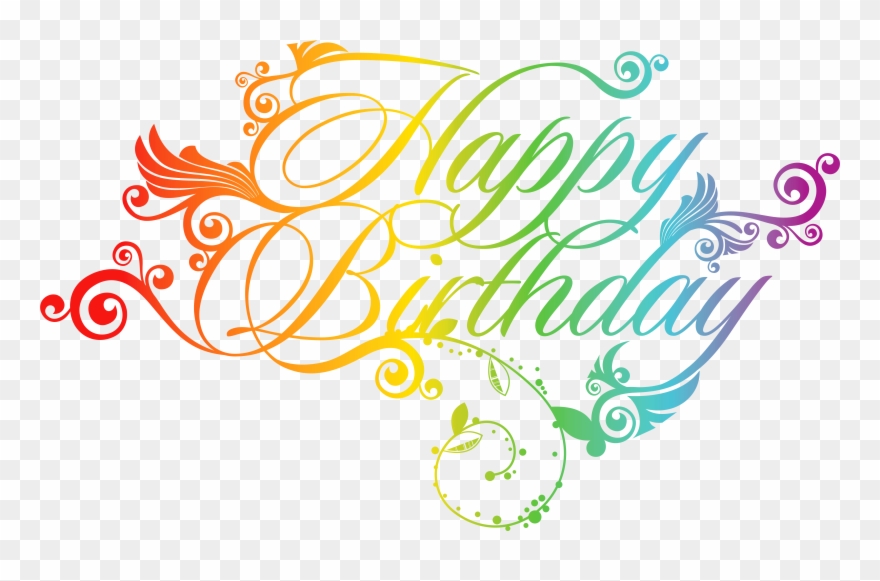 Colorful Happy Birthday Png Clipart Pictureu200b Gallery - Transparent Happy Birthday Png