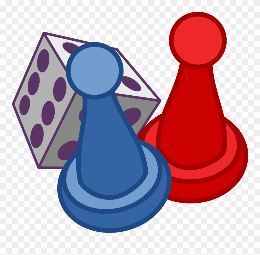 Games Clipart Png - Board Game Pieces Clipart Transparent Png