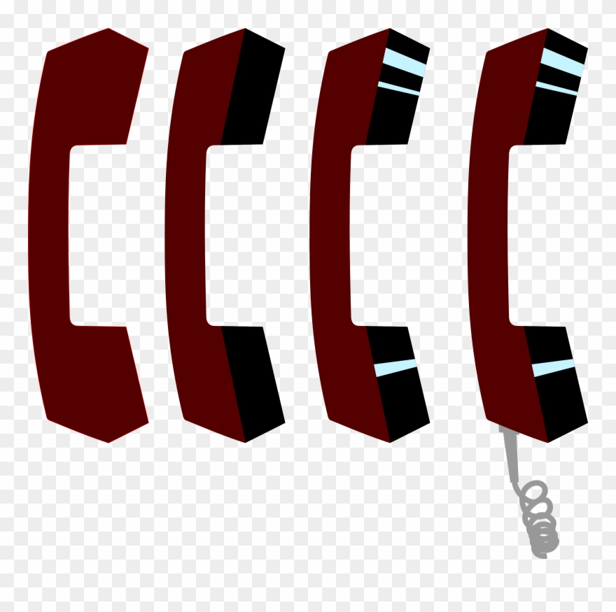 Clipart Phone Handset Telephone Call Clip Art Telephone - Phone Handset Clip Art - Png Download