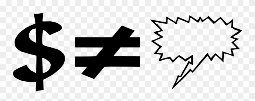 Dollar Symbol Vector Clip Art Graphics - Comic Strip Text Box - Png Download