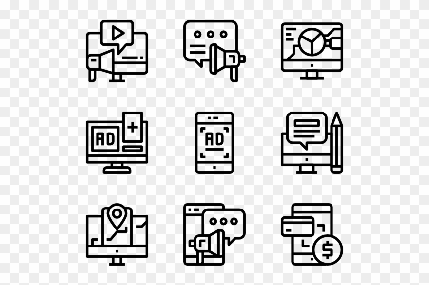 Online Advertising - Real Estate Icon Png Clipart