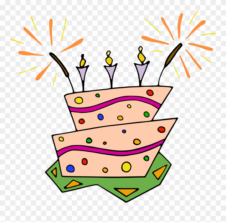 Birthday Images Messages - Birthday Cake Clip Art - Png Download