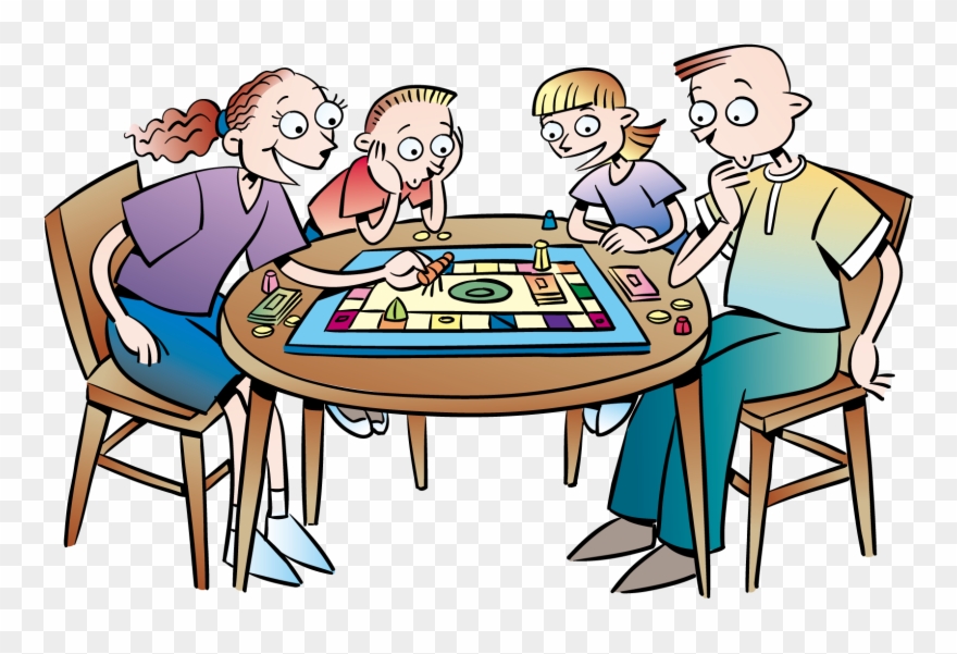 Clip Transparent Download Hasbro Family Game Trivial - Family Game Night Clipart - Png Download