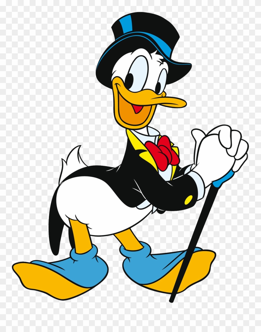 Donald Duck Clipart Donld - Donald Duck St Patrick's Day - Png Download