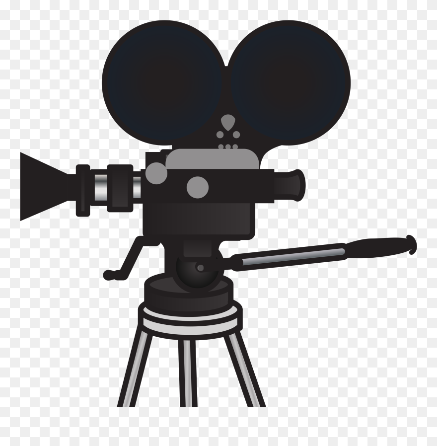 Photographic Film Movie Camera Cinematography - Movie Camera Cartoon Png Clipart