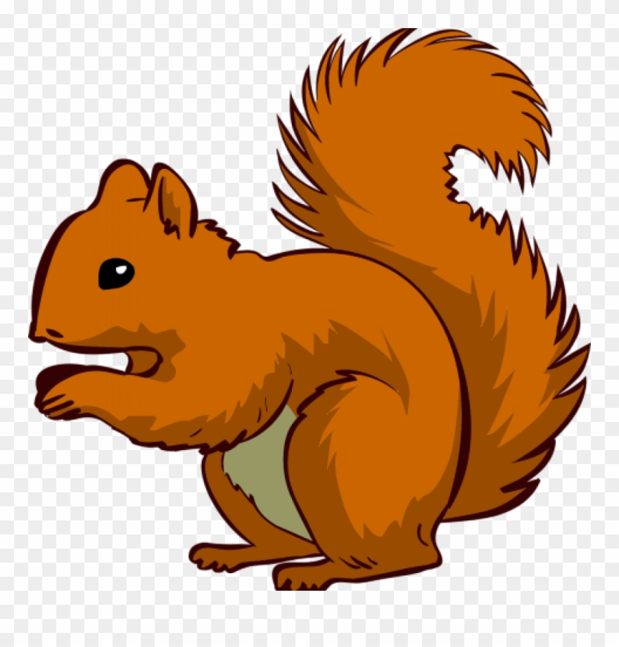 Horses Clipart Spring - Clip Art Squirrel - Png Download