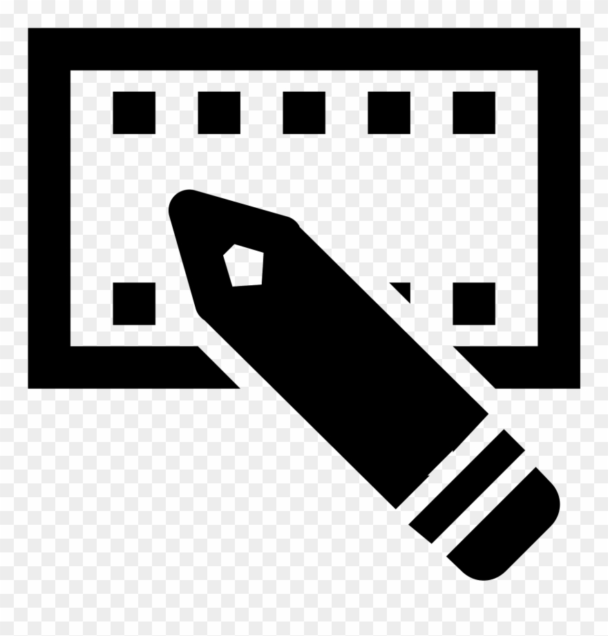 Video Icono Descarga Gratuita Clip Transparent Library - Video Editing Icon - Png Download