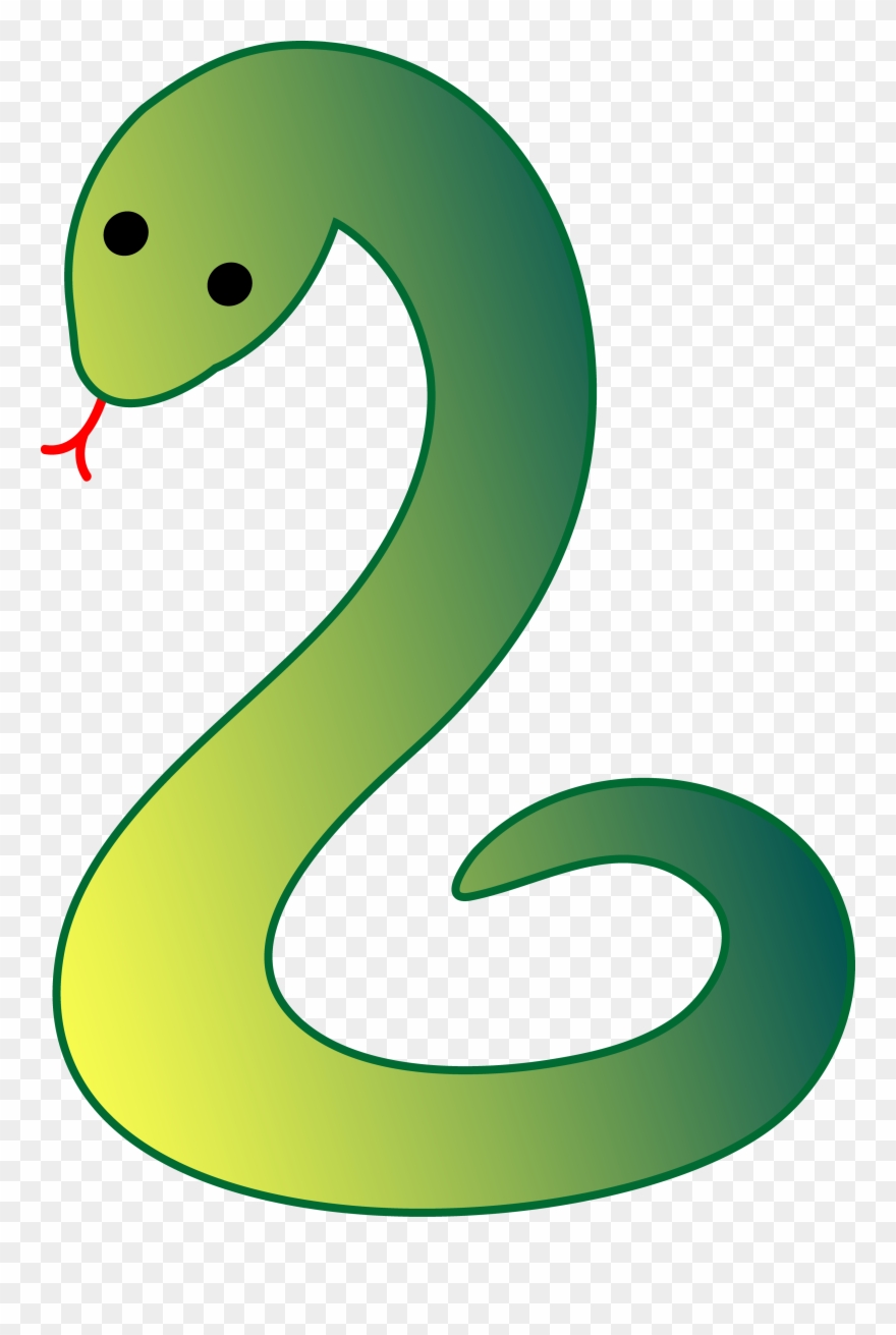 Smart Cookie Clipart Black And White - Snake Clipart - Png Download