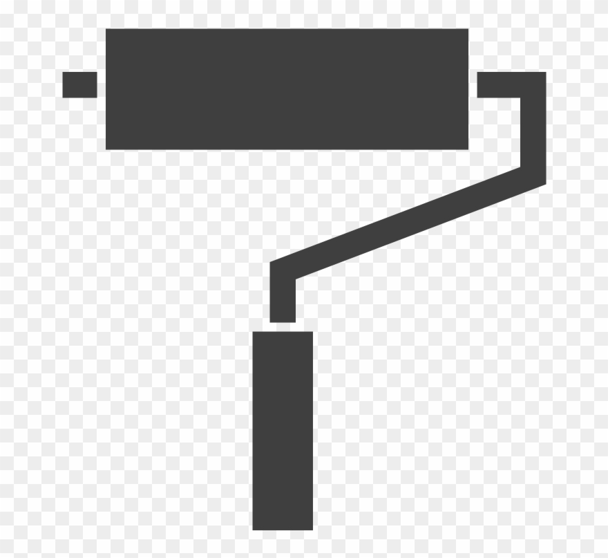 Paint Roller Vector Png Clipart