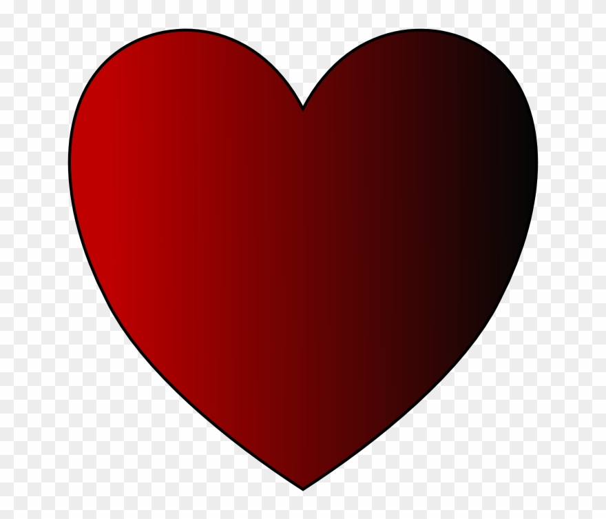 Red Heart Clipart - Pdf Red Heart - Png Download