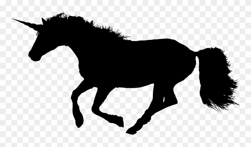 Nubian Goat Silhouette At Getdrawings - Horse Galloping Png Clipart