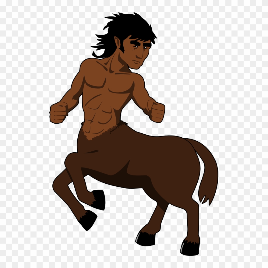 Vector Horses Centaur - Greek Mythology Cartoon Centaur Clipart