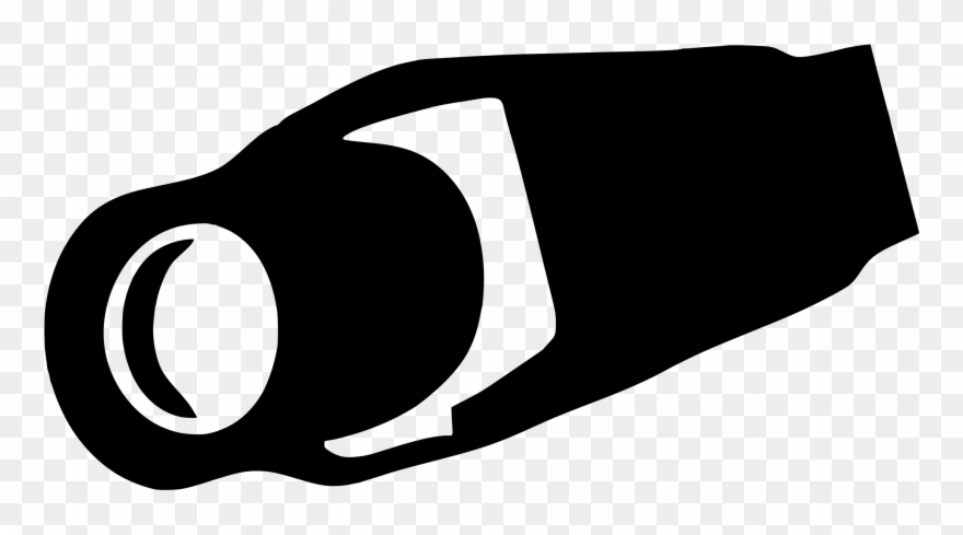 Security Cameras Black And White Clipart