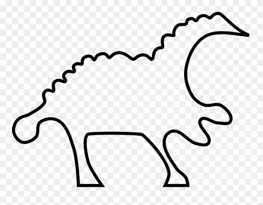 Animal 13 Picture Clipart, Vector Clip Art Online, - Pintura Rupeste Para Colorear - Png Download