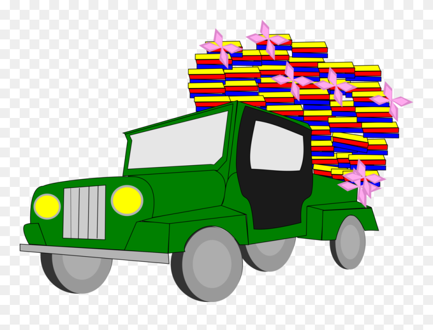 Similar Clip Art - Car Clipart 4 Wheels - Png Download