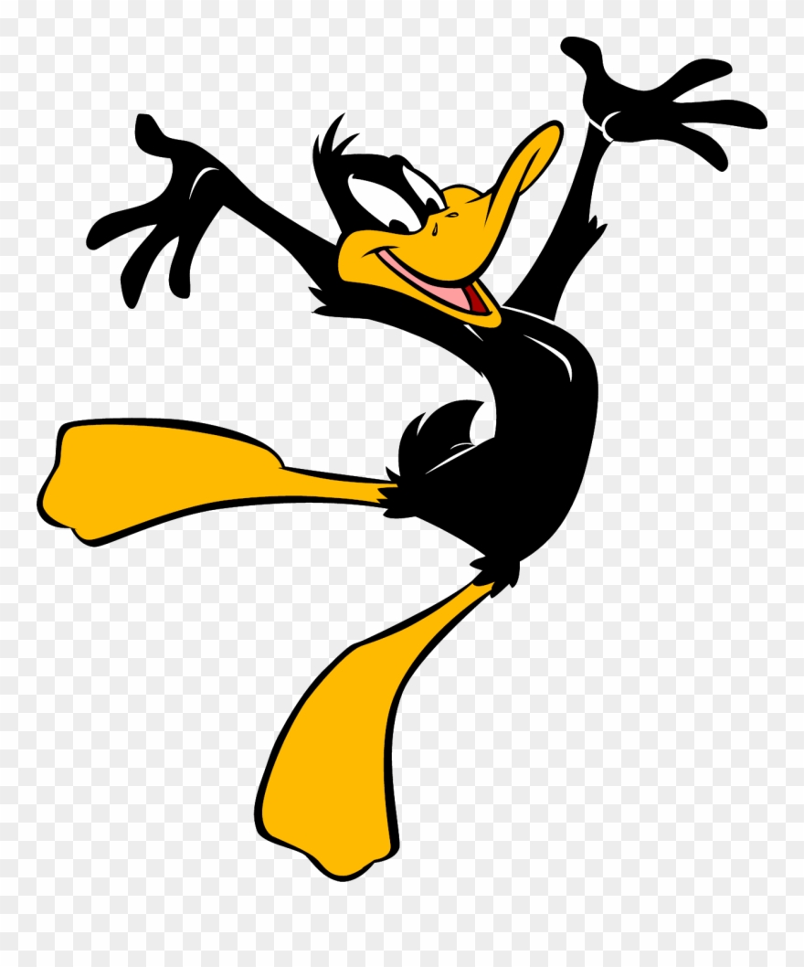 Donald Duck Clipart Looney Tunes - Happy Daffy Duck - Png Download