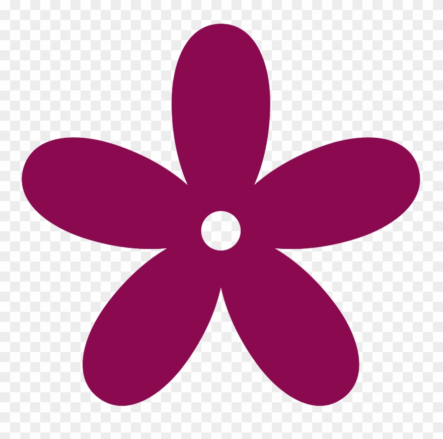 Graphic Small Pink Flowers Clip Art 332kb - Pink Purple Flower Clipart - Png Download