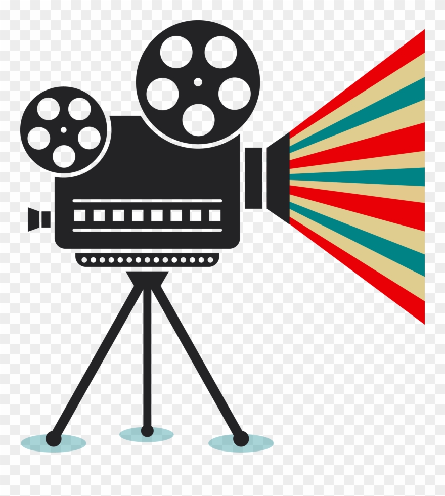 Graphic Freeuse Download Film Projector Clipart - Old Video Camera Clipart - Png Download